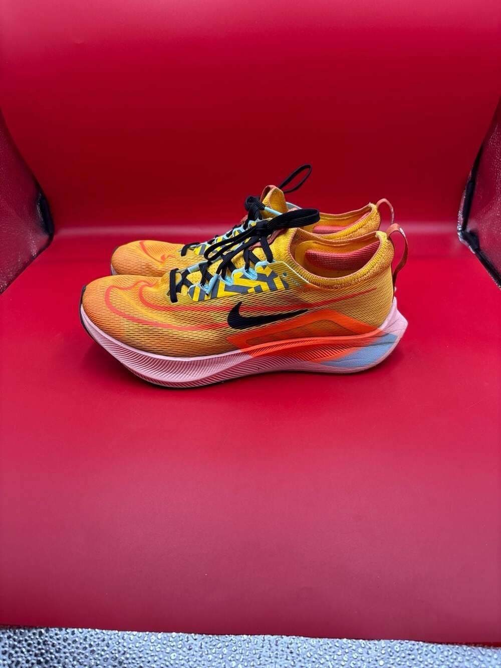 Nike Zoom Fly 4 Ekiden University Gold Running Shoes Size 10